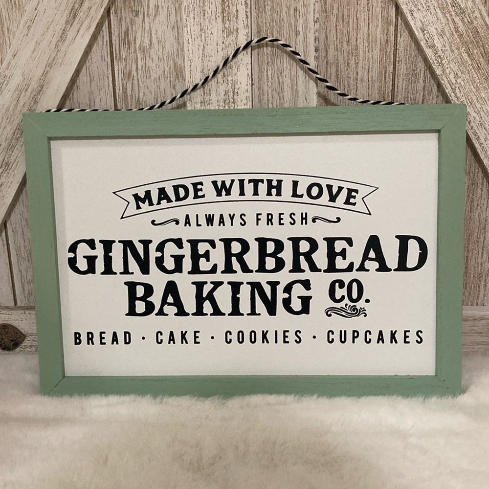 Target BP 2019 Christmas Gingerbread Baking Sign